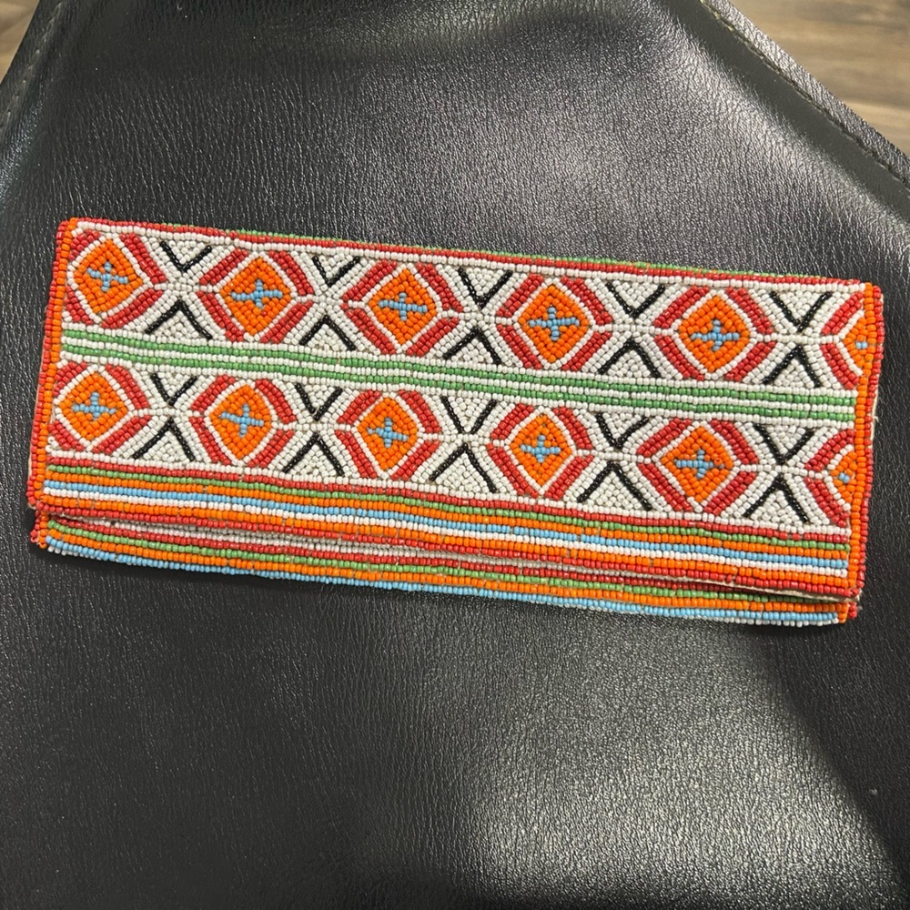 💗Aldo Multicolor Beaded Clutch